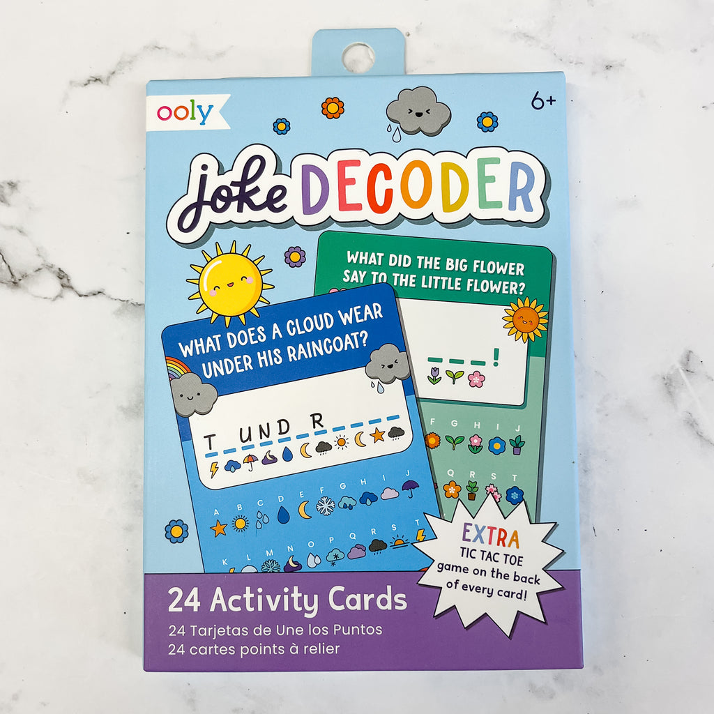 Joke Decoder Activity Cards by OOLY - Lyla's: Clothing, Decor & More - Plano Boutique