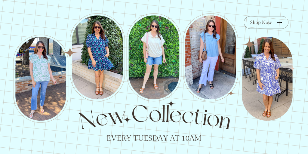 New arrivals drop every Tuesday at Lyla’s Clothing & Gifts! Shop the latest styles in Downtown Plano, Rockwall, or online. Find fresh outfit inspo perfect for every woman’s wardrobe!