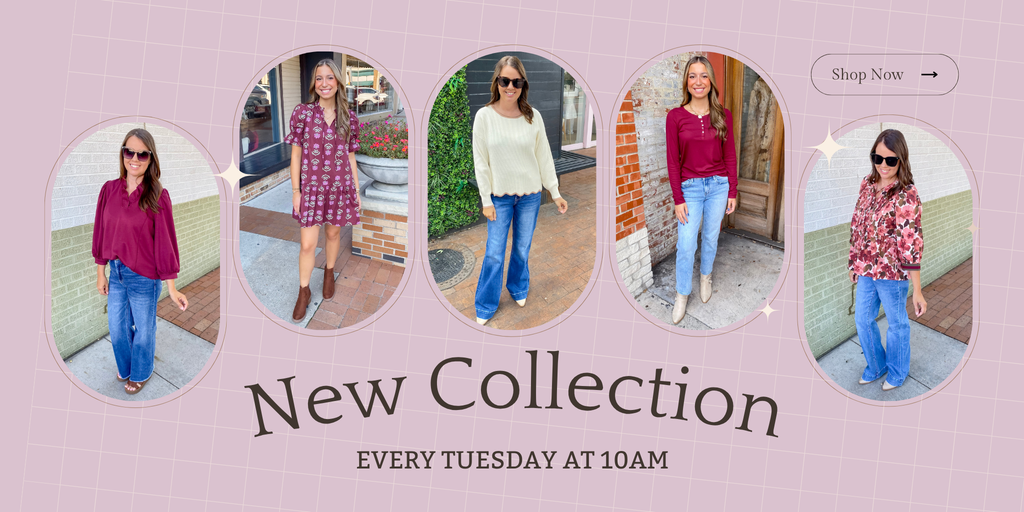 New arrivals drop every Tuesday at Lyla’s Clothing & Gifts! Shop the latest styles in Downtown Plano, Rockwall, or online. Find fresh outfit inspo perfect for every woman’s wardrobe!