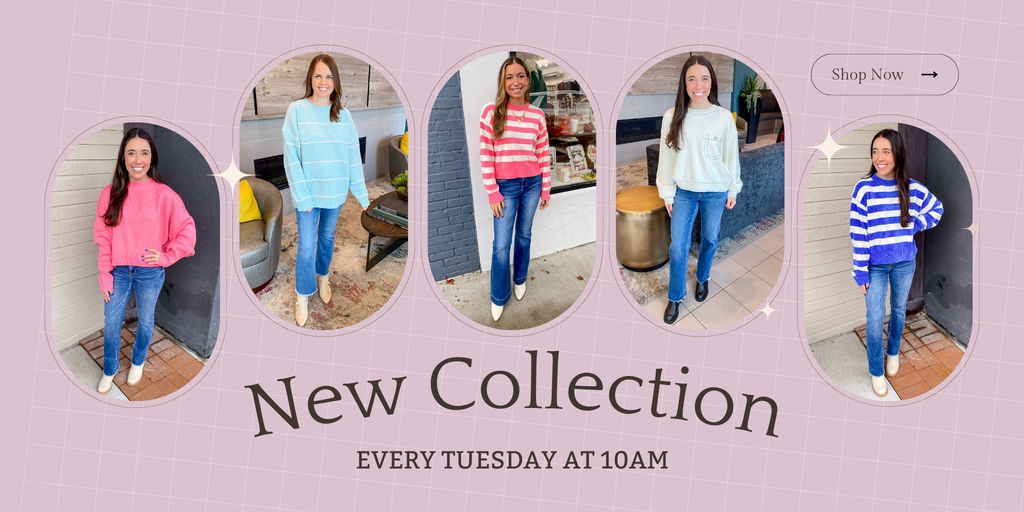 New arrivals drop every Tuesday at Lyla’s Clothing & Gifts! Shop the latest styles in Downtown Plano, Rockwall, or online. Find fresh outfit inspo perfect for every woman’s wardrobe!