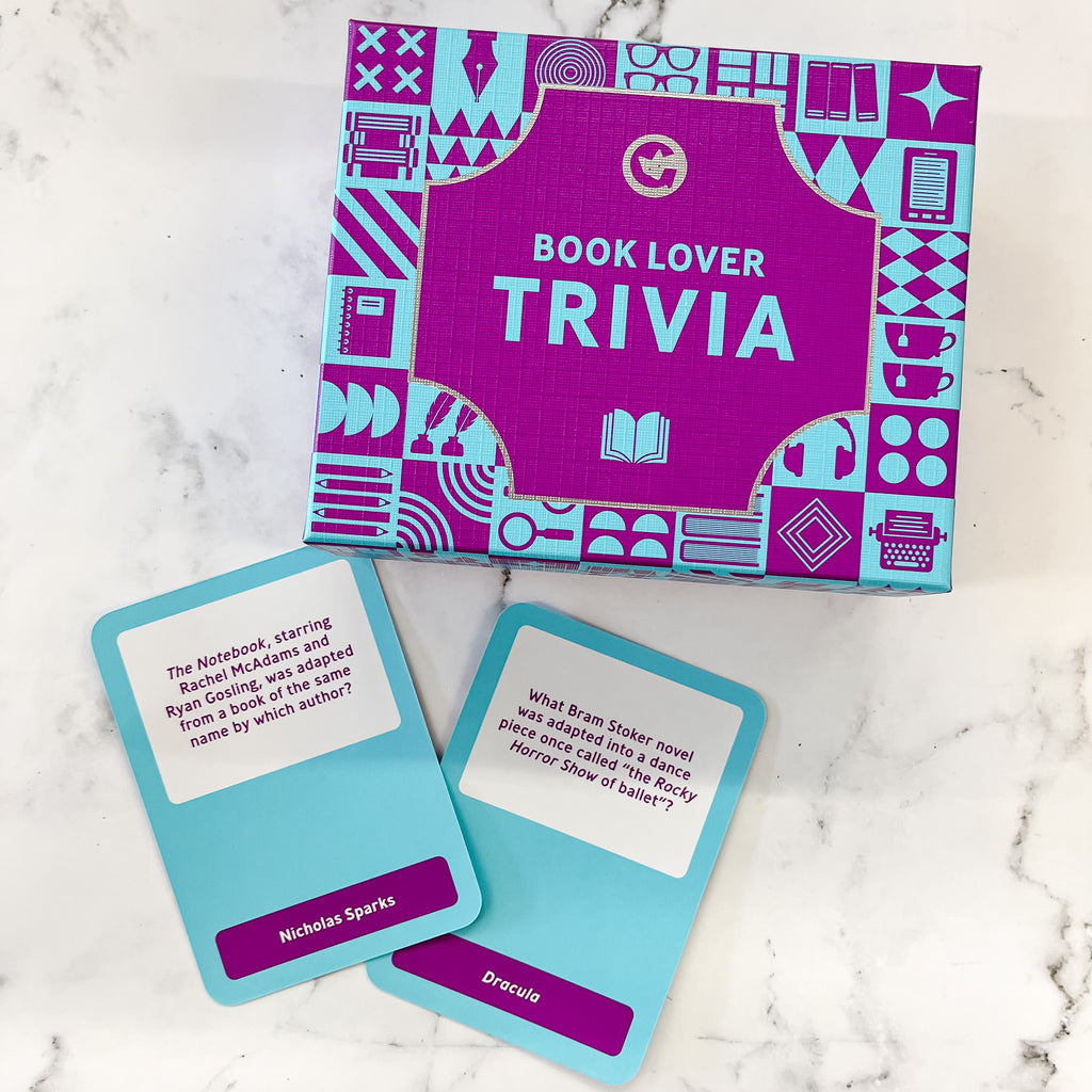 Book Lover Trivia Card Game by Ginger Fox - Lyla's: Clothing, Decor & More - Plano Boutique