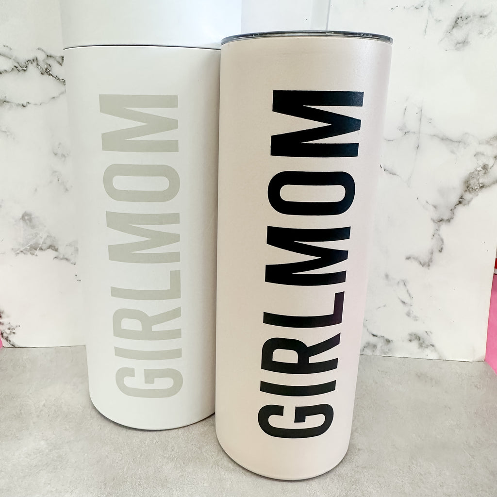 Girl Mom Pink Skinny Tumbler - Lyla's: Clothing, Decor & More - Plano Boutique