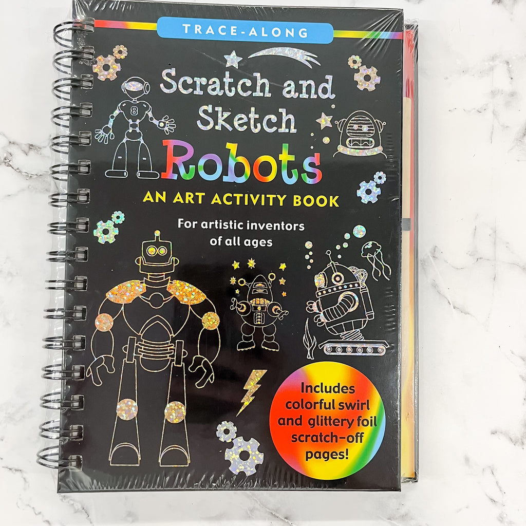 Robots Scratch and Sketch - Lyla's: Clothing, Decor & More - Plano Boutique