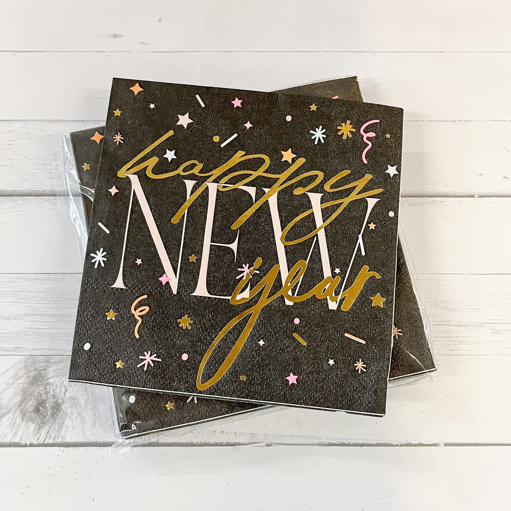 Happy New Year Beverage Napkins - Lyla's: Clothing, Decor & More - Plano Boutique