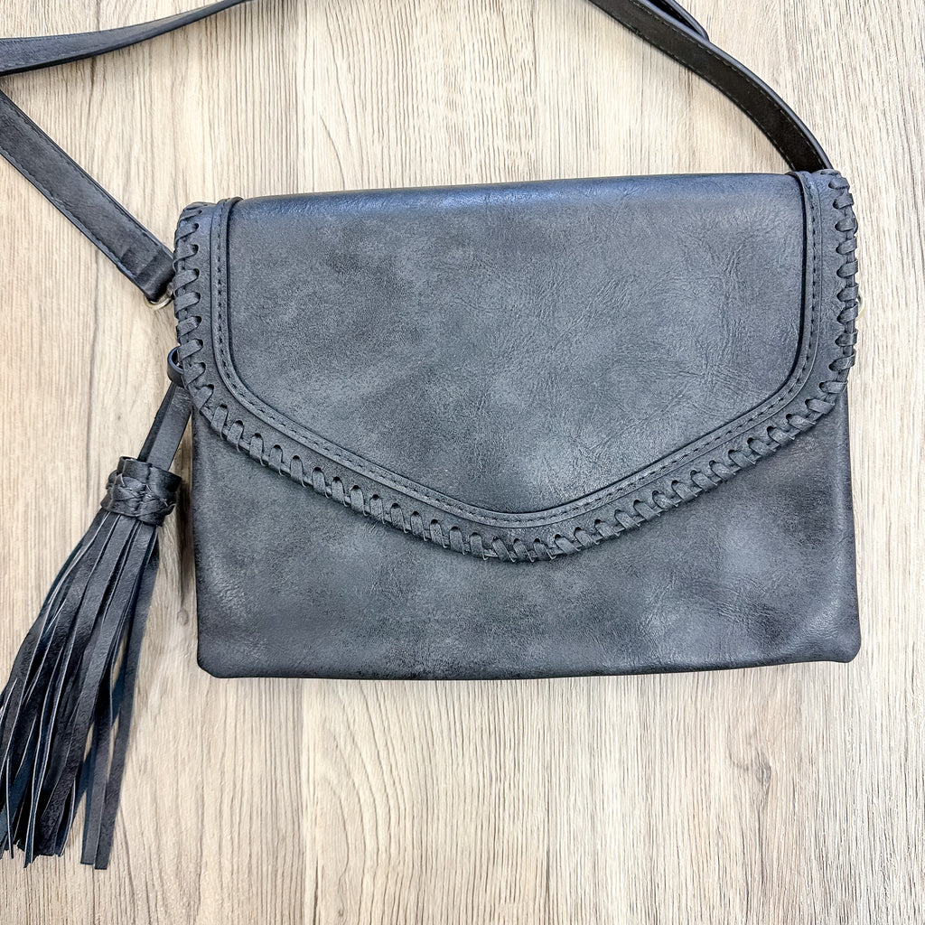 Jen & Co Sloane Crossbody Handbag - Black - Lyla's: Clothing, Decor & More - Plano Boutique