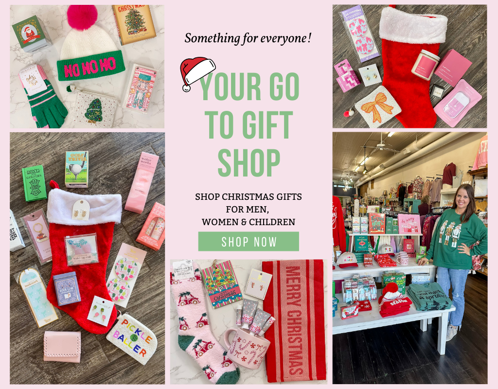 Looking for the perfect gift this Christmas? Lyla’s Clothing & Gifts has something for everyone—men, women, and kids! Your go-to gift shop in Downtown Plano, Rockwall, or online! 