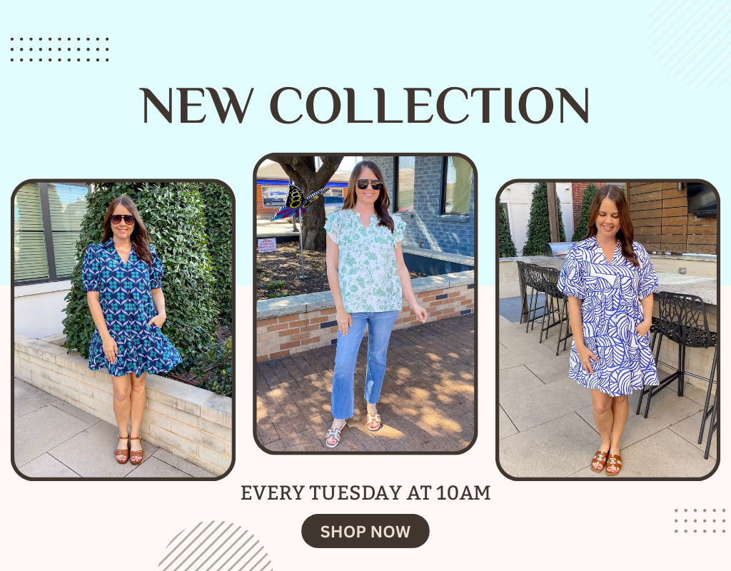 New arrivals drop every Tuesday at Lyla’s Clothing & Gifts! Shop the latest styles in Downtown Plano, Rockwall, or online. Find fresh outfit inspo perfect for every woman’s wardrobe!