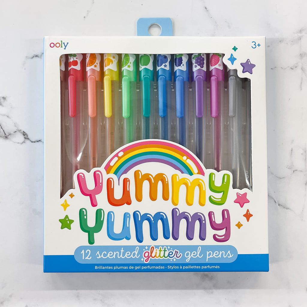 Yummy Yummy Scented Glitter Gel Pens 2.0 by OOLY - Lyla's: Clothing, Decor & More - Plano Boutique