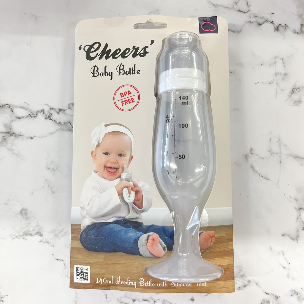 Cheers Baby Bottle - Lyla's: Clothing, Decor & More - Plano Boutique
