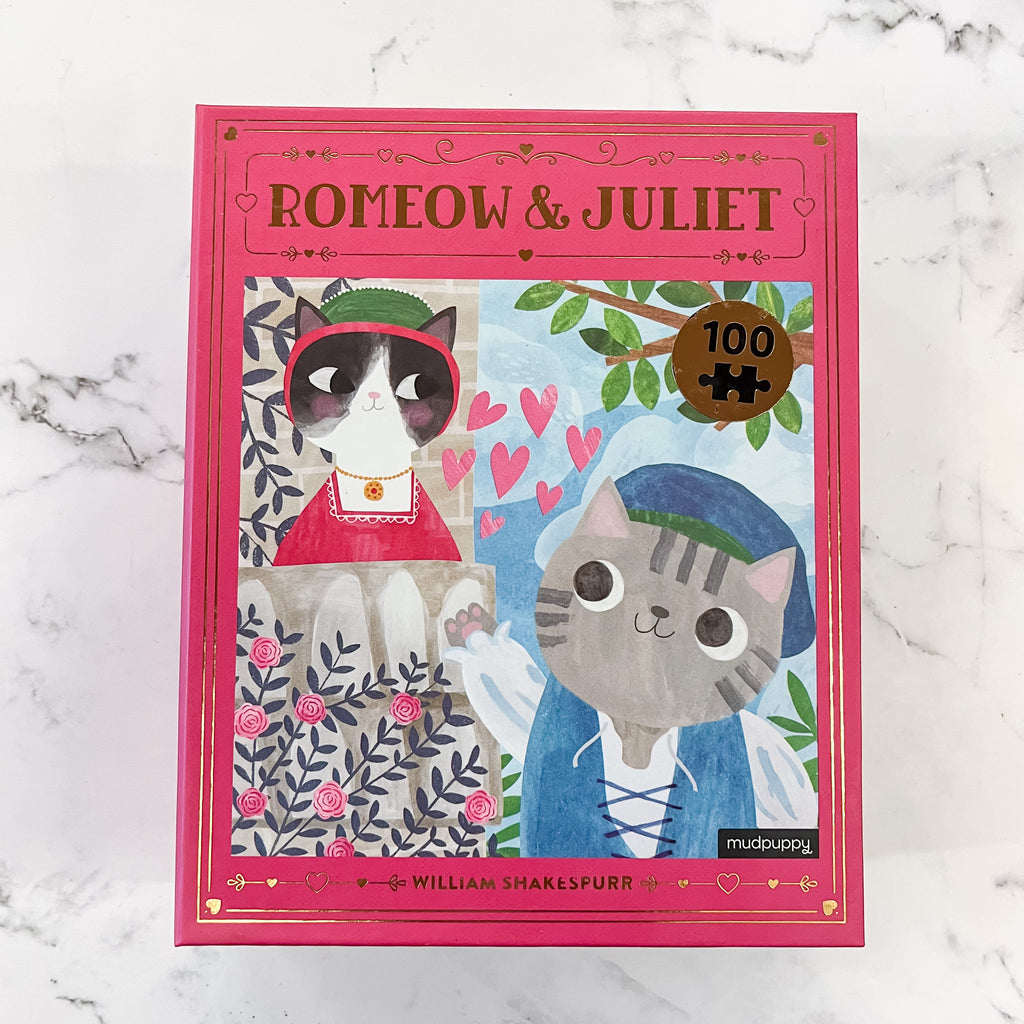 Romeow & Juliet Bookish Cats 100 Piece Puzzle - Lyla's: Clothing, Decor & More - Plano Boutique