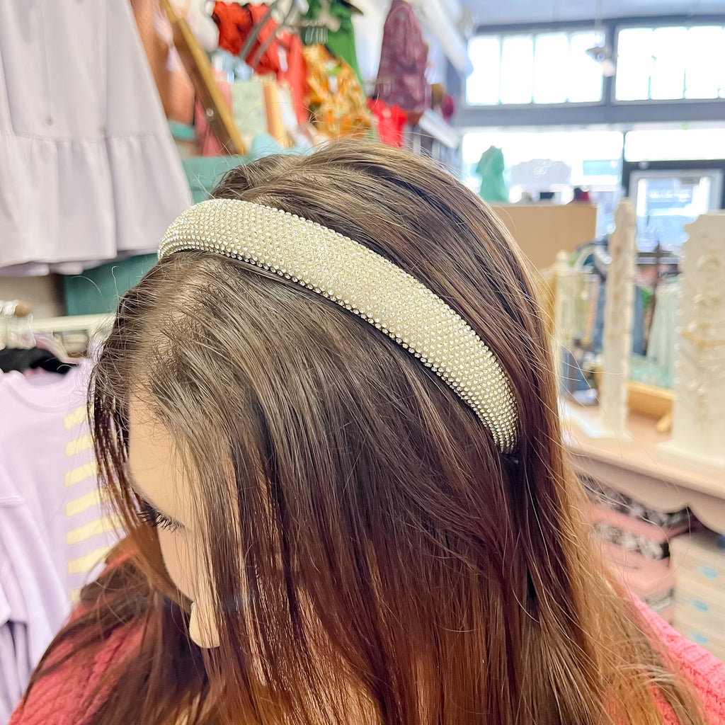 Silver Rhinestone Headband - Lyla's: Clothing, Decor & More - Plano Boutique
