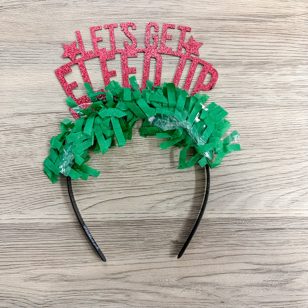 Let's Get Elfed up Party Crown - Lyla's: Clothing, Decor & More - Plano Boutique