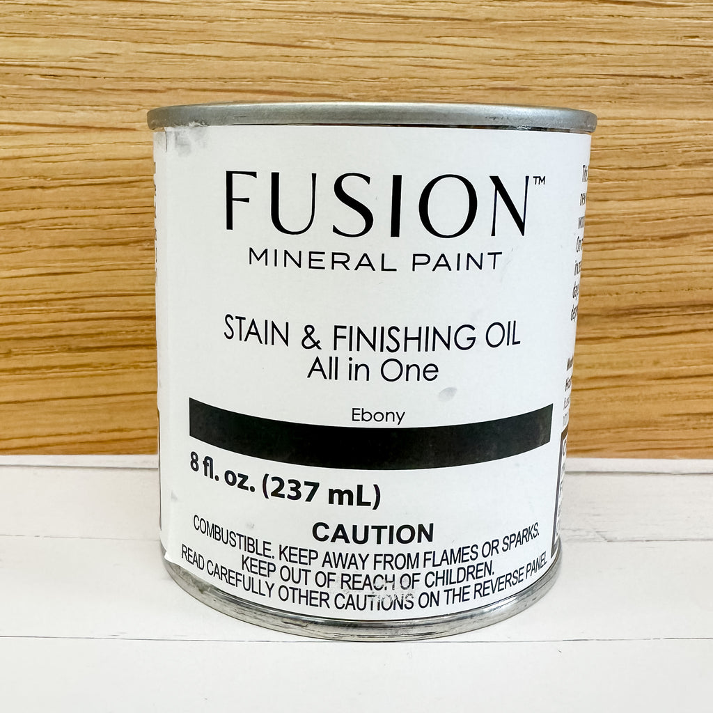 Fusion Mineral Paint Stain and Finishing Oil: Ebony - Lyla's: Clothing, Decor & More - Plano Boutique