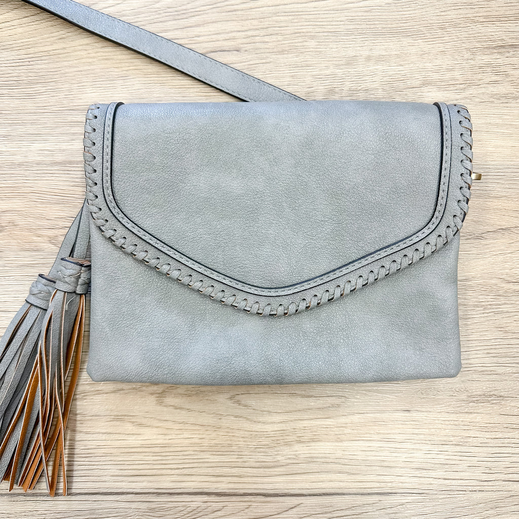 Jen & Co Sloane Crossbody Handbag - Earth Grey - Lyla's: Clothing, Decor & More - Plano Boutique
