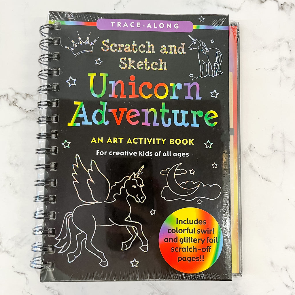 Unicorn Adventure Scratch and Sketch - Lyla's: Clothing, Decor & More - Plano Boutique