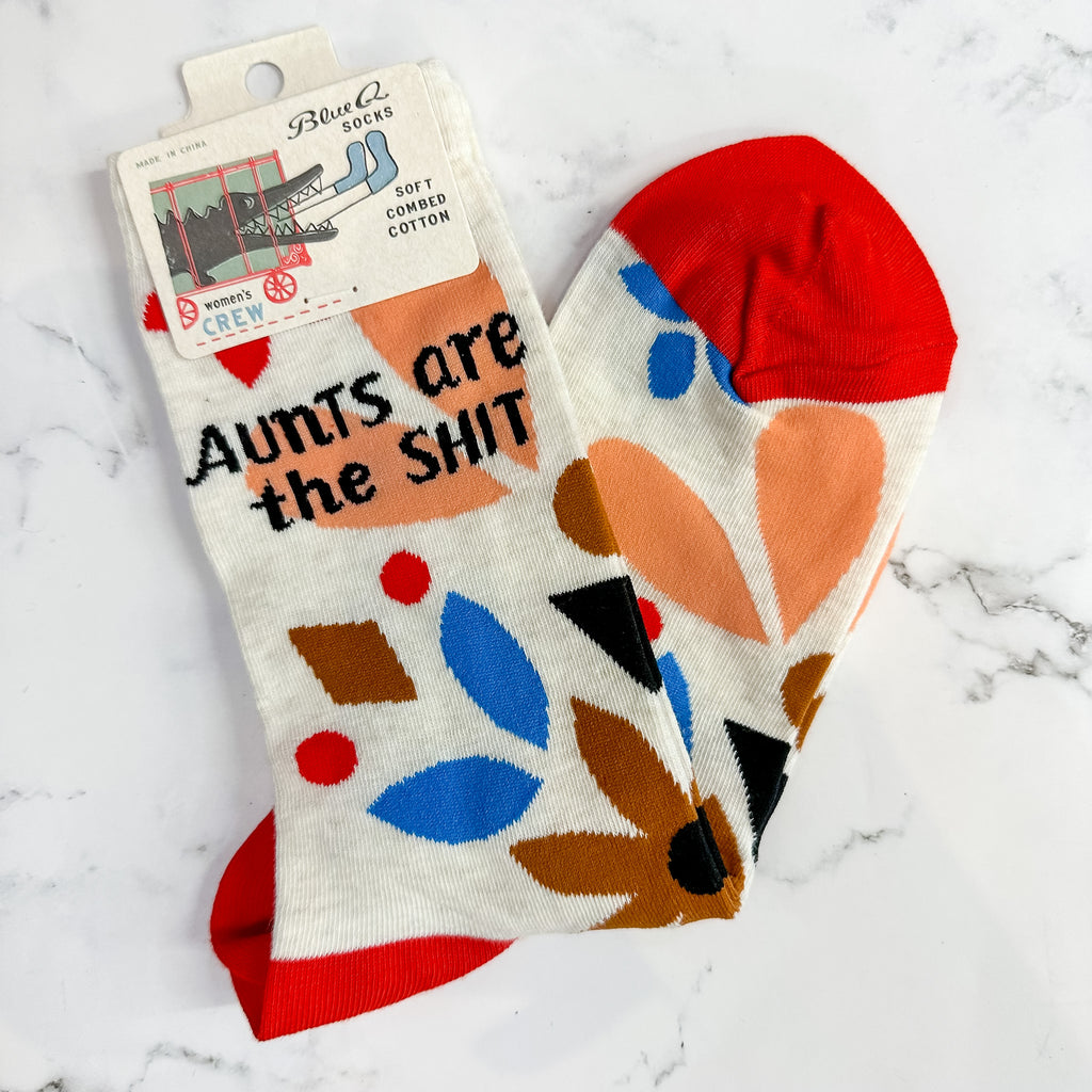 Aunts are the Shit Ladies Socks - Lyla's: Clothing, Decor & More - Plano Boutique