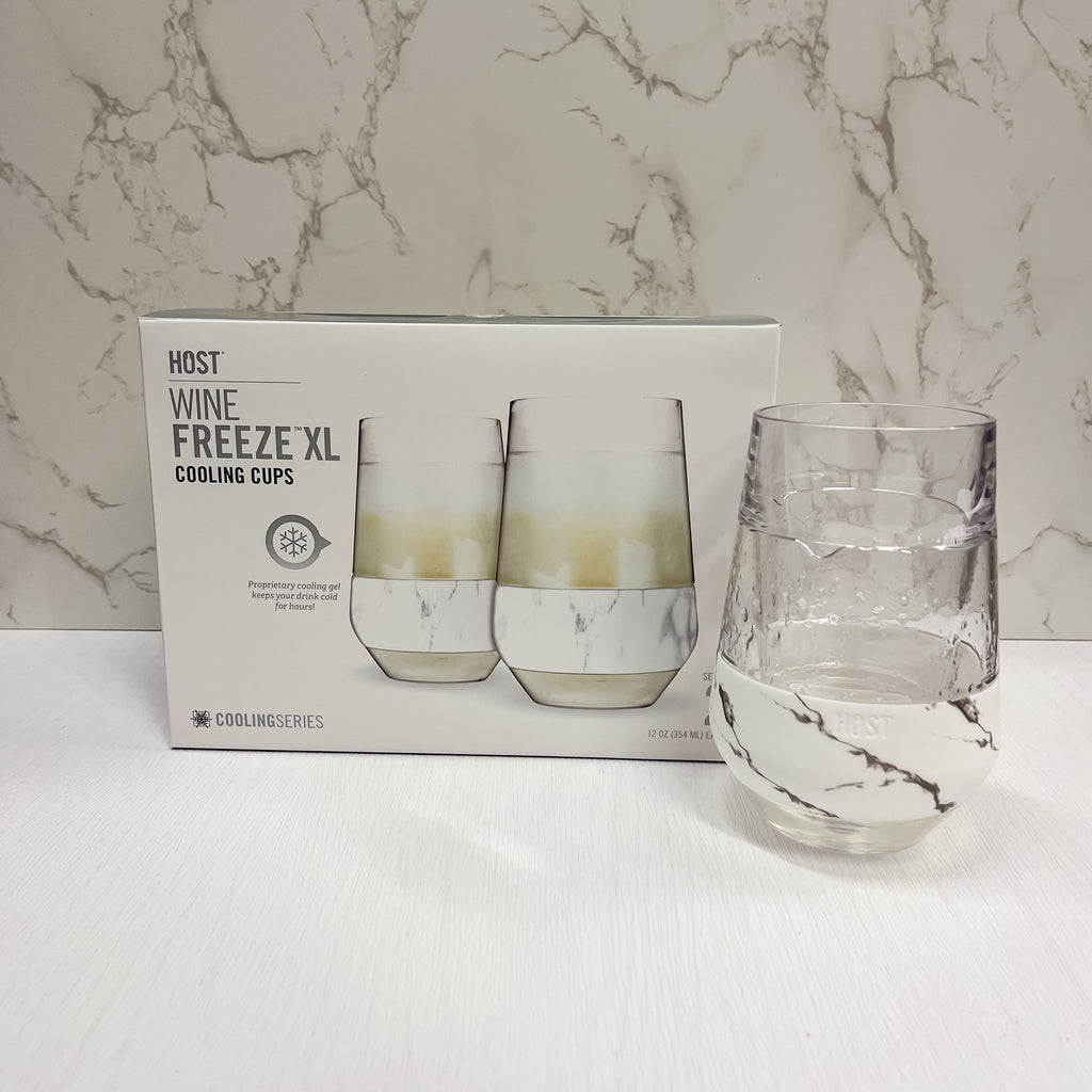 HOST Wine Freeze XL Set in Marble - Lyla's: Clothing, Decor & More - Plano Boutique