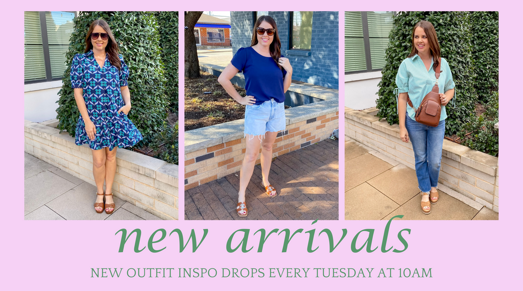 Shop Lyla's Clothing & Gifts in Downtown Plano & Rockwall, Texas! We have new arrivals every Tuesday at 10am! Shop woman's clothing, accessories, and gifts! 