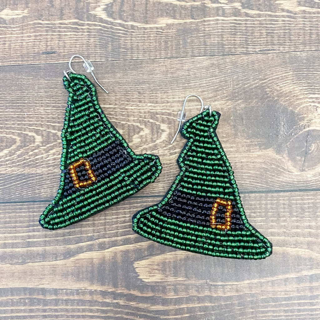 Halloween Witch Hat Earrings - Lyla's: Clothing, Decor & More - Plano Boutique