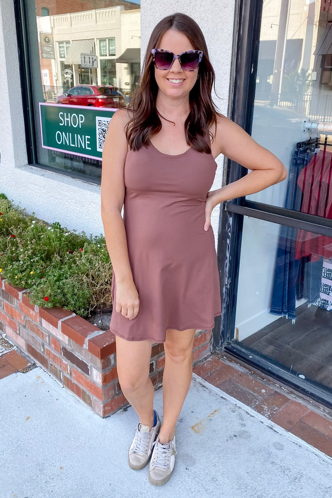 Athleisure Smoky Topaz Active Romper - Lyla's: Clothing, Decor & More - Plano Boutique
