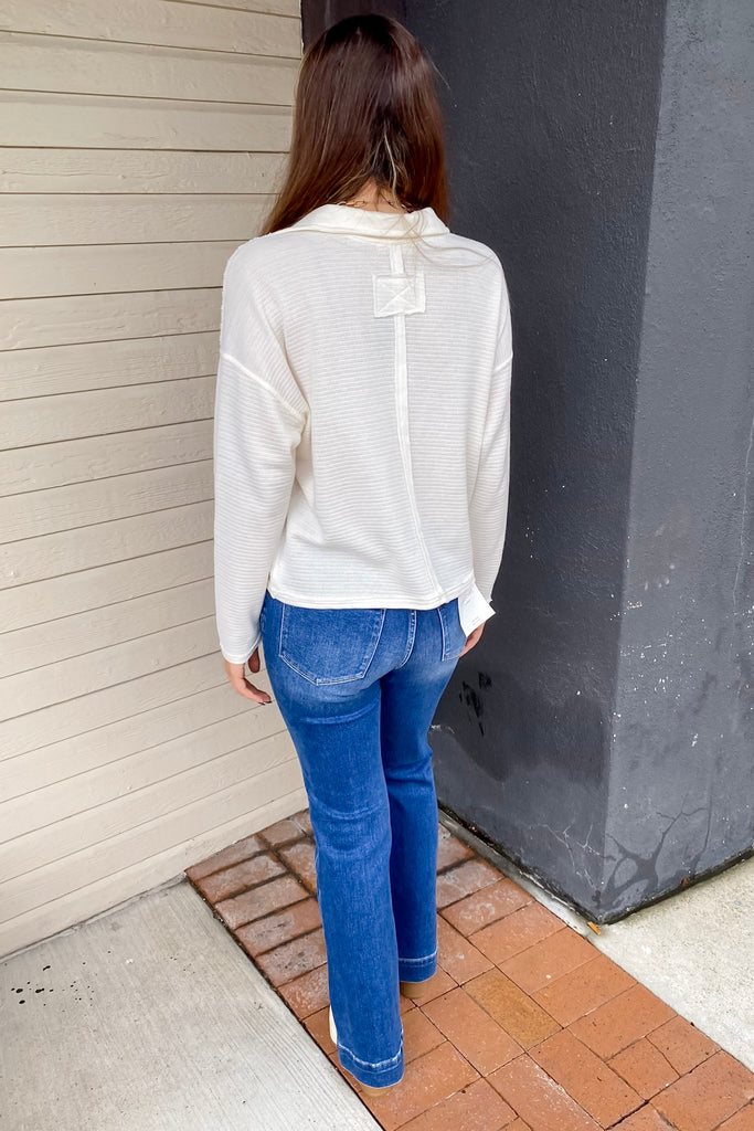 Made For You Cream Collar Sweater - Lyla's: Clothing, Decor & More - Plano Boutique