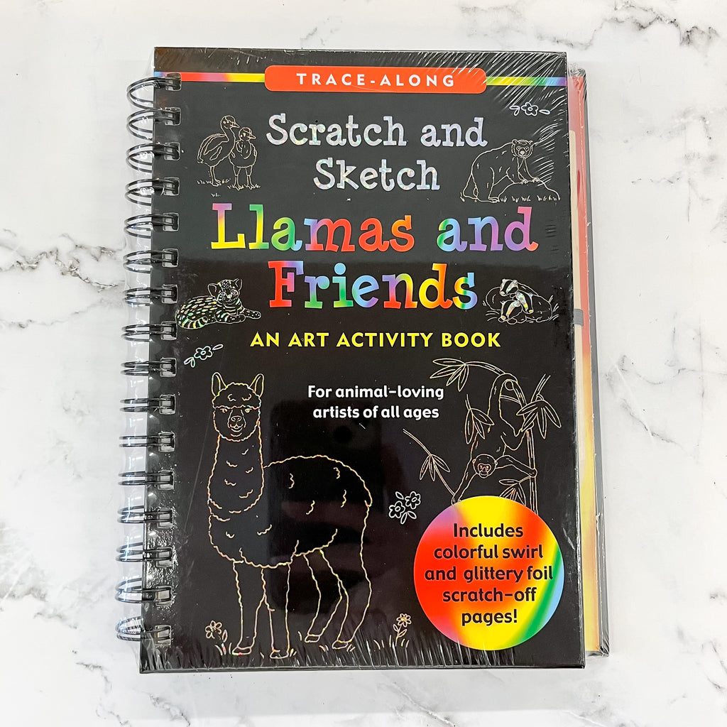 Llamas and Friends Scratch and Sketch - Lyla's: Clothing, Decor & More - Plano Boutique