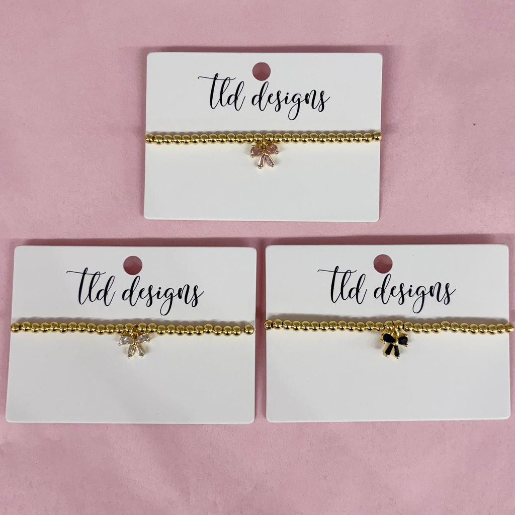 Cute Bow Bracelets - Lyla's: Clothing, Decor & More - Plano Boutique