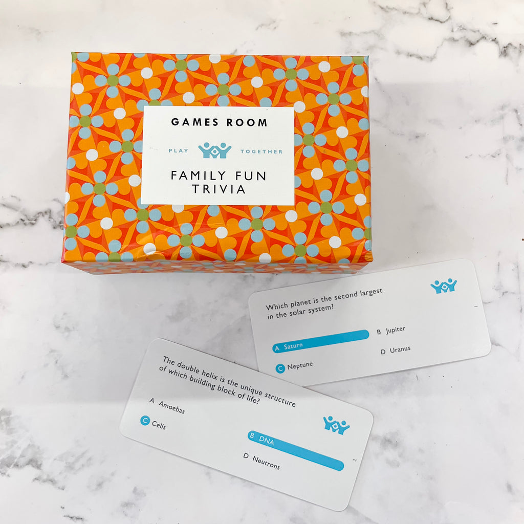 Family Fun Trivia - Lyla's: Clothing, Decor & More - Plano Boutique