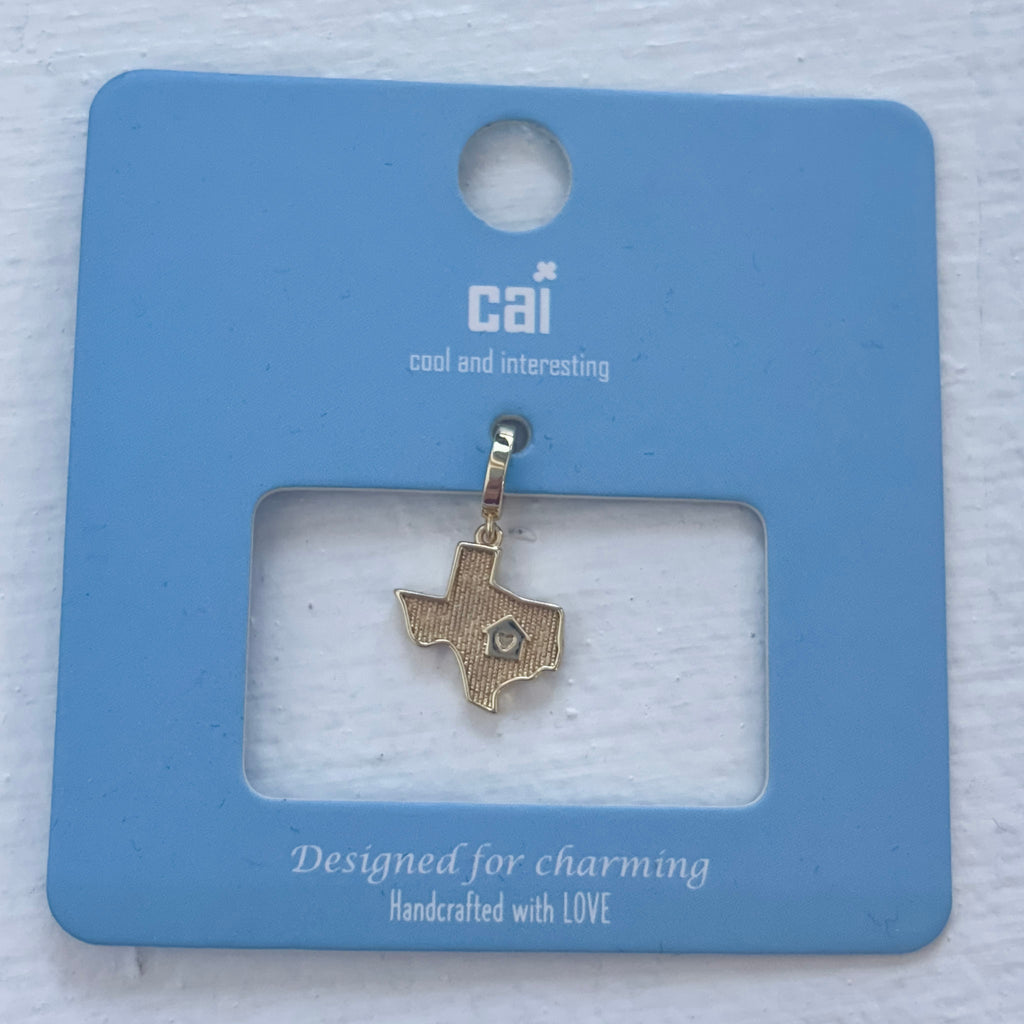 Texas Gold Charm - Lyla's: Clothing, Decor & More - Plano Boutique