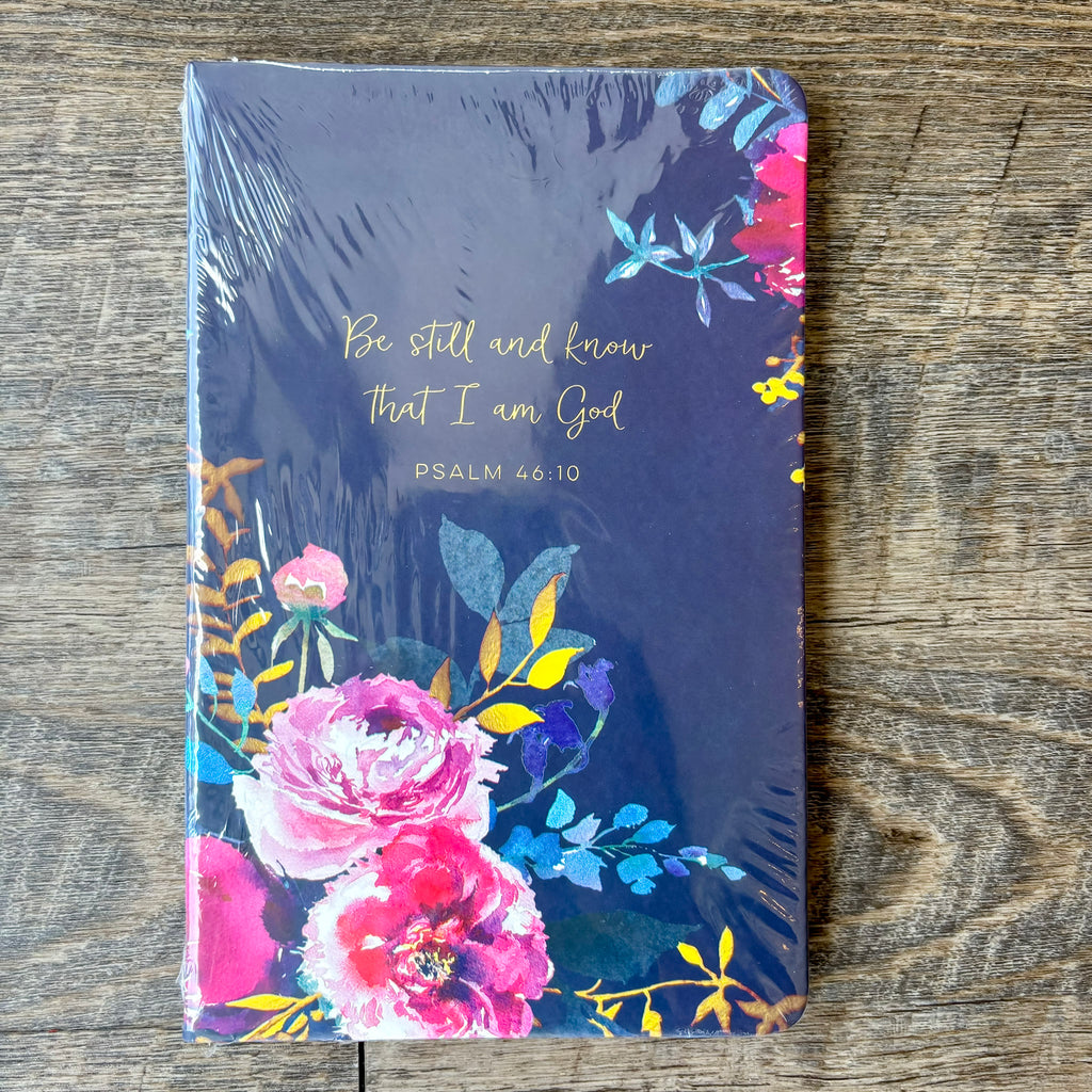 Be Still and Know That I am God Navy Bible Journal - Lyla's: Clothing, Decor & More - Plano Boutique