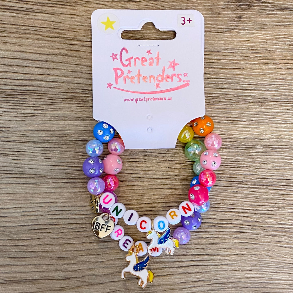 Unicorn Dreams BFF Bracelet Set - Lyla's: Clothing, Decor & More - Plano Boutique