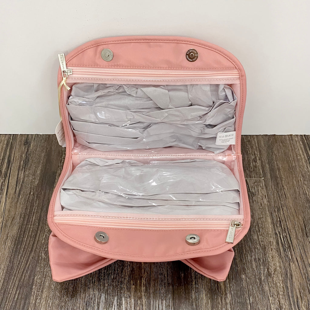 Honeyed Pink Brigitte Cosmetic Pouch - Lyla's: Clothing, Decor & More - Plano Boutique