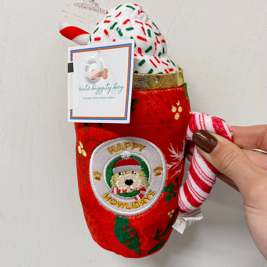 Howliday Cheer Mug Plush Dog Toy - Lyla's: Clothing, Decor & More - Plano Boutique