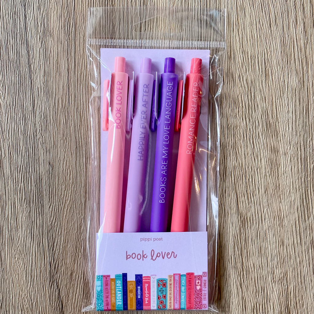 Book Lover Pen Set - Lyla's: Clothing, Decor & More - Plano Boutique