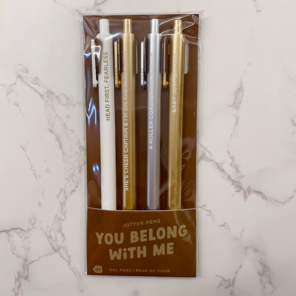 Swiftie Jotter Pens - You Belong With Me - Lyla's: Clothing, Decor & More - Plano Boutique