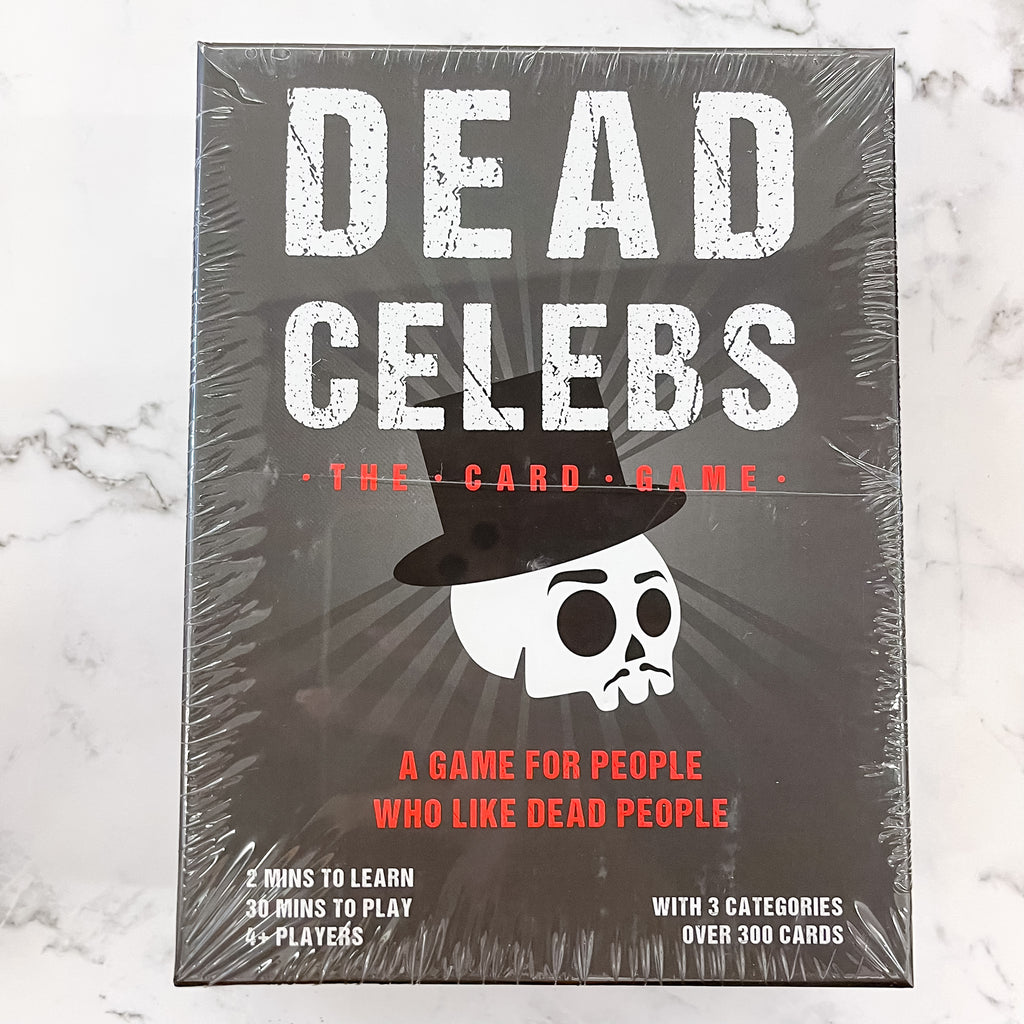 Dead Celeb Card Game - Lyla's: Clothing, Decor & More - Plano Boutique