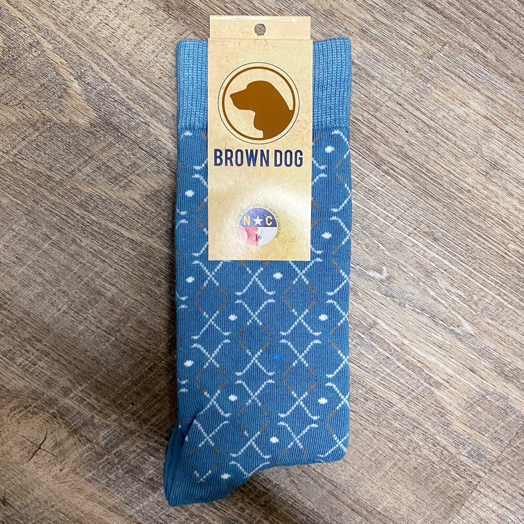 Golf Club Print Mens Socks - Lyla's: Clothing, Decor & More - Plano Boutique