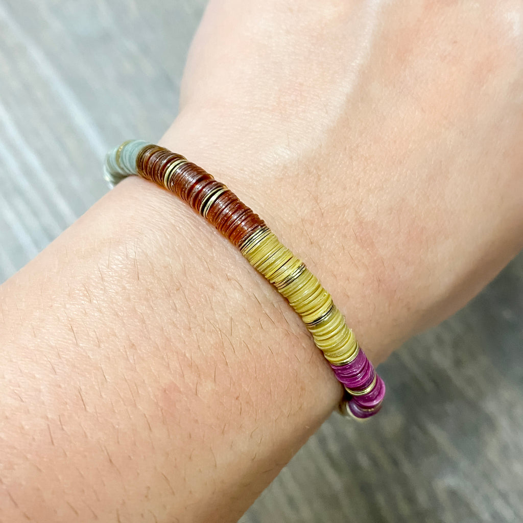 Grace Gold Stripe Stretch Bracelet Port By Ink & Alloy - Lyla's: Clothing, Decor & More - Plano Boutique