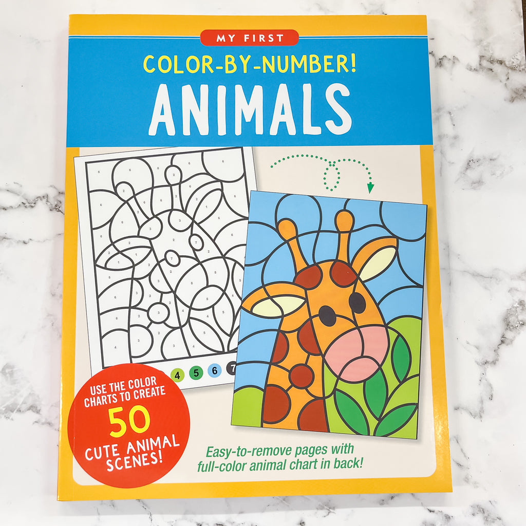 My First Color-by-Number! Animals - Lyla's: Clothing, Decor & More - Plano Boutique