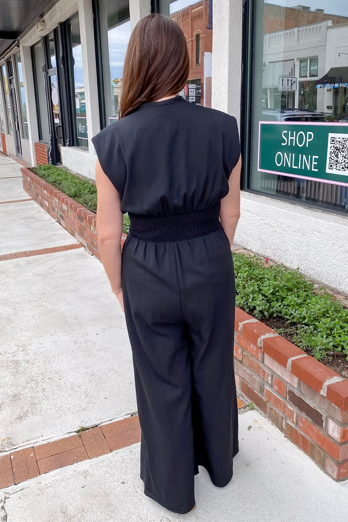 Sway the Day Away Black Jumpsuit - Lyla's: Clothing, Decor & More - Plano Boutique