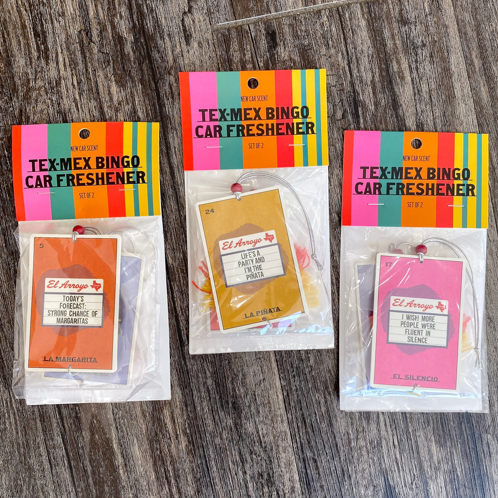 El Arroyo's Tex-Mex Bingo Car Freshener - Lyla's: Clothing, Decor & More - Plano Boutique