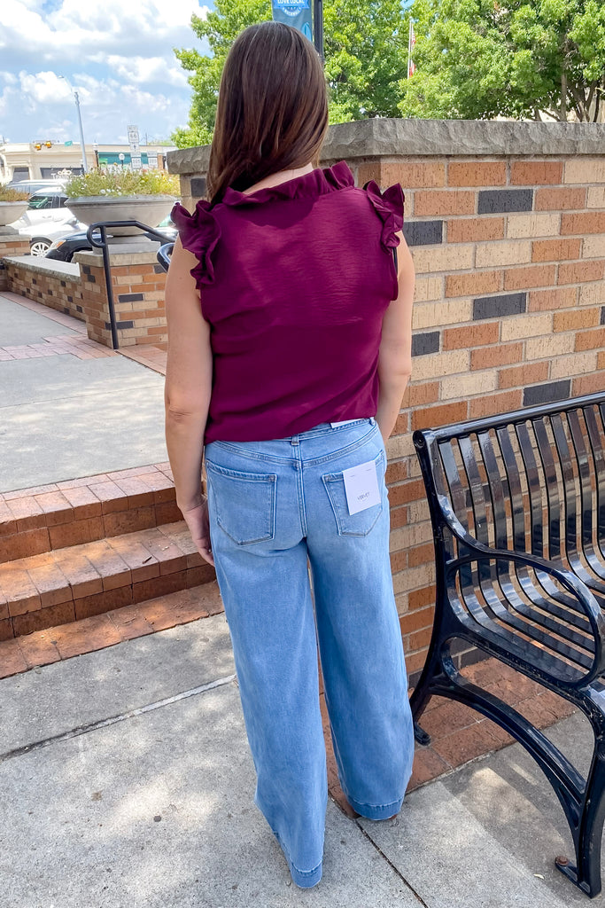 Send an Alert For This Burgundy Top - Lyla's: Clothing, Decor & More - Plano Boutique