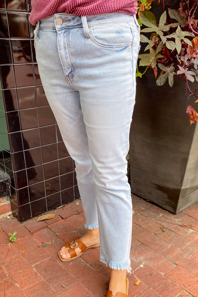 Amity High Rise Kick Flare Jeans by Lovervet - Lyla's: Clothing, Decor & More - Plano Boutique