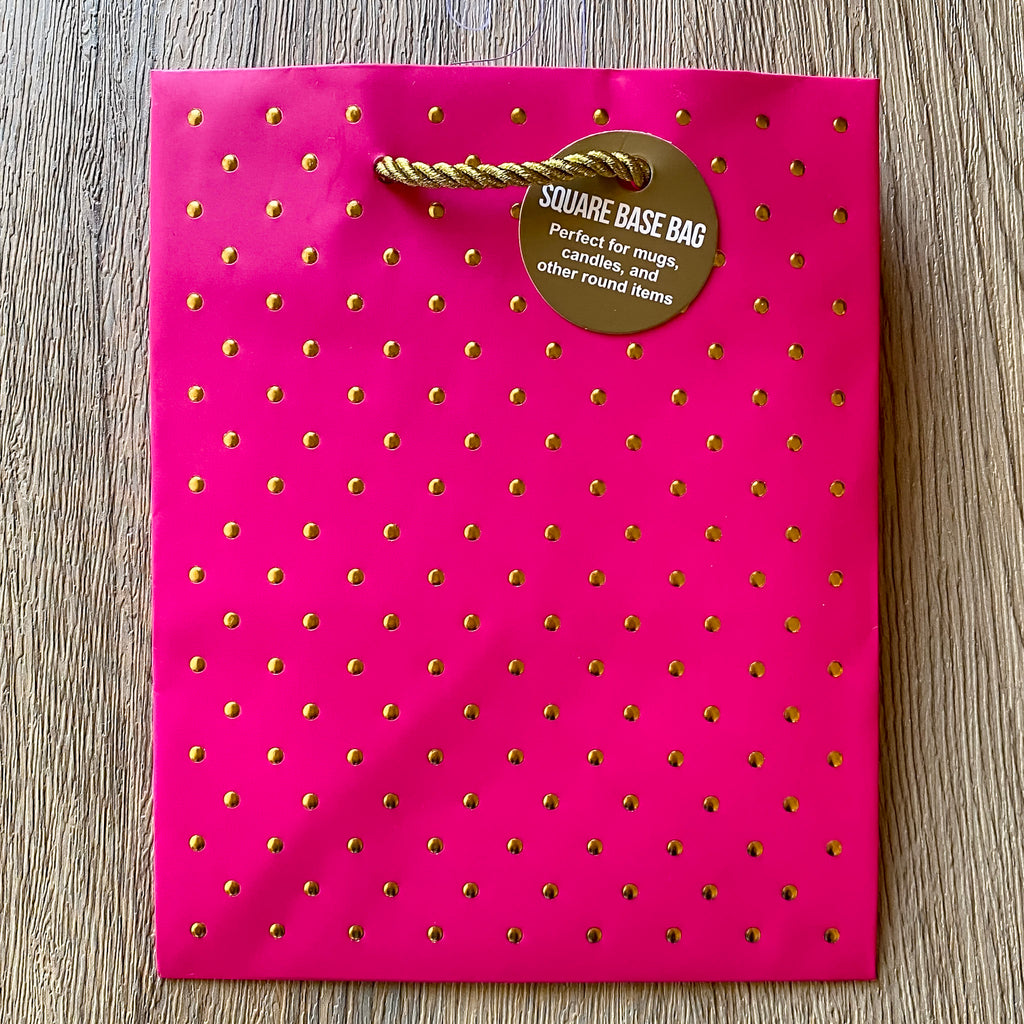 Gold Dot Square Small Swiss Bag - Magenta - Lyla's: Clothing, Decor & More - Plano Boutique
