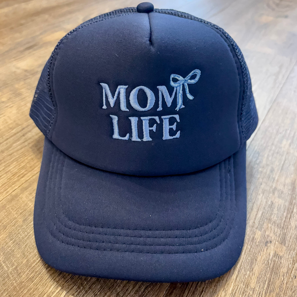 Embroidered Trucker Hat - Mom Life - Lyla's: Clothing, Decor & More - Plano Boutique