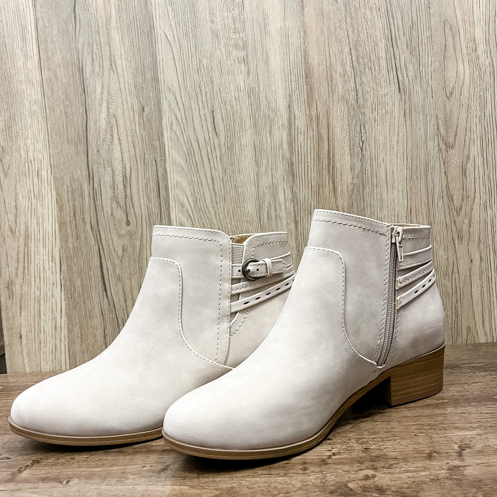 Boyet Clay Ankle Strap Detail Bootie - Lyla's: Clothing, Decor & More - Plano Boutique
