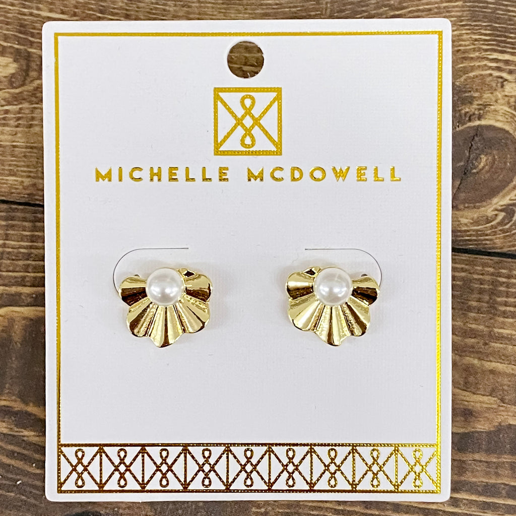 Malia Pearl Radiance Earrings - Lyla's: Clothing, Decor & More - Plano Boutique