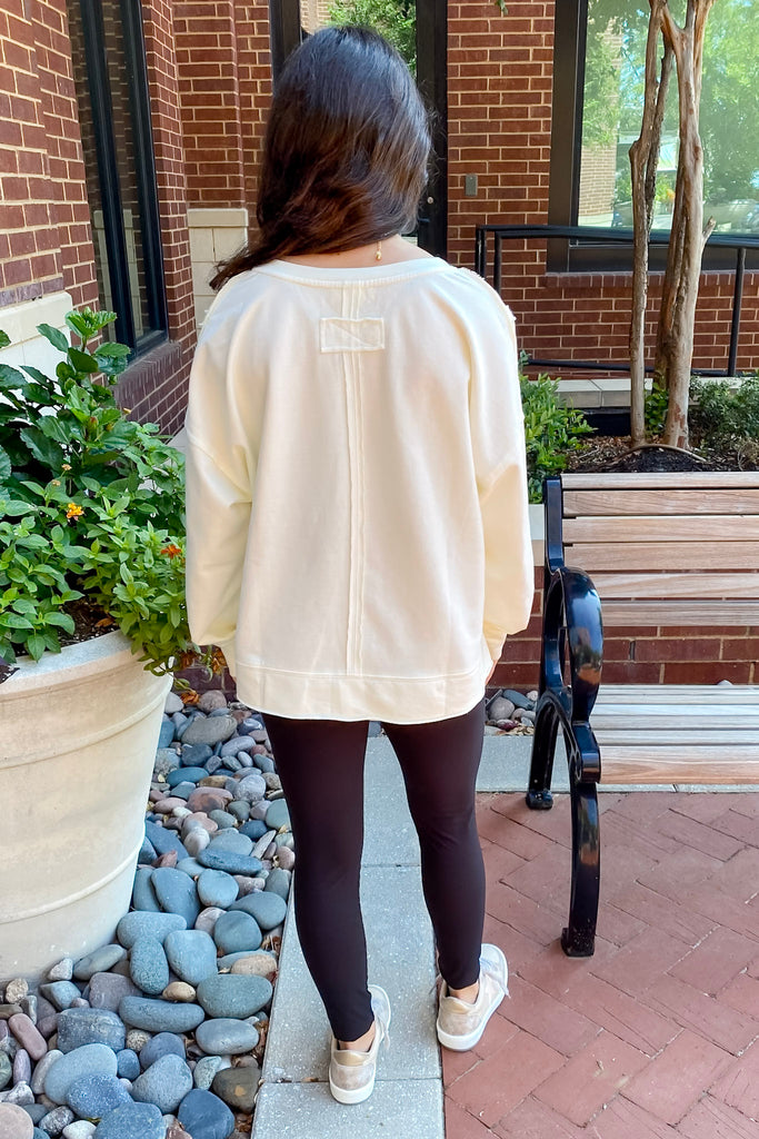 Around the Town Ivory Top - Lyla's: Clothing, Decor & More - Plano Boutique