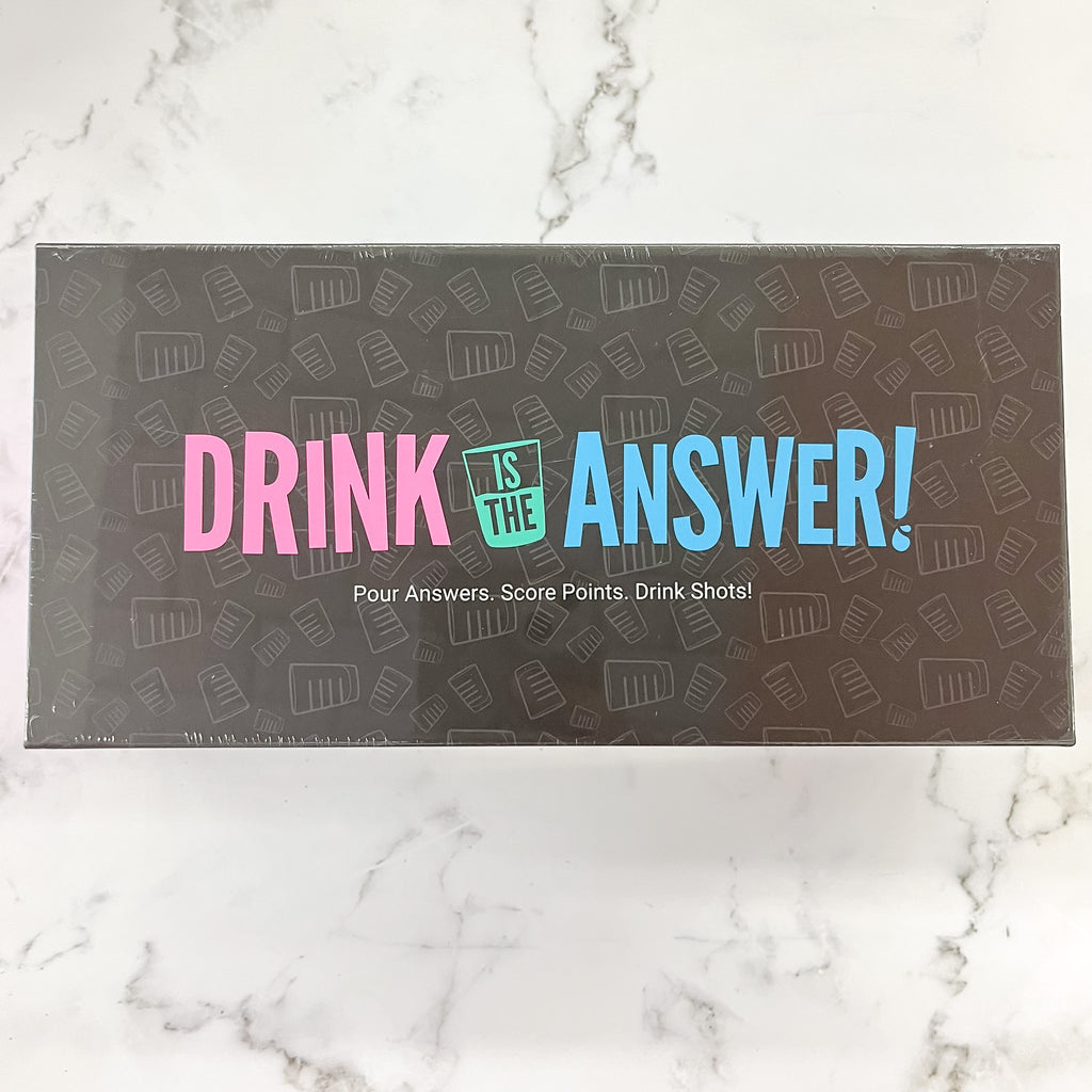 Drink is the Answer: Pour Answers, Score Points, Drink Shot! Game - Lyla's: Clothing, Decor & More - Plano Boutique