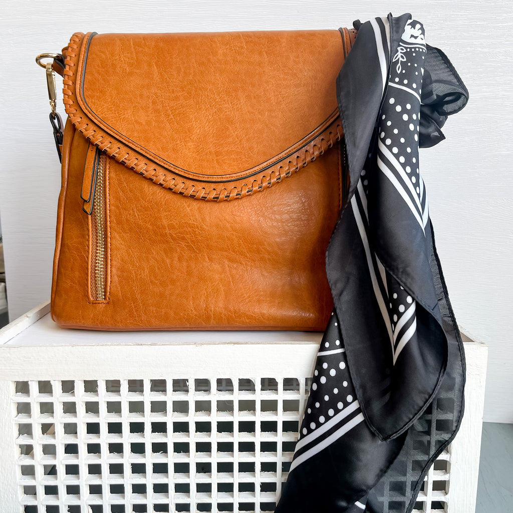 Black/White Bandana Print Scarf - Lyla's: Clothing, Decor & More - Plano Boutique